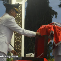 Paskibraka Kota Palu, Upacara Penurunan Bendera